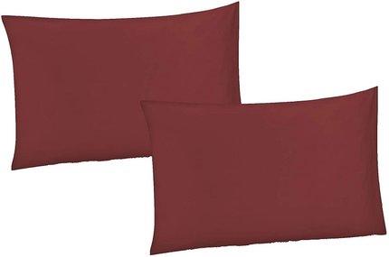  Set of 2 Cotton/Poly Pillowcases Standard Size 