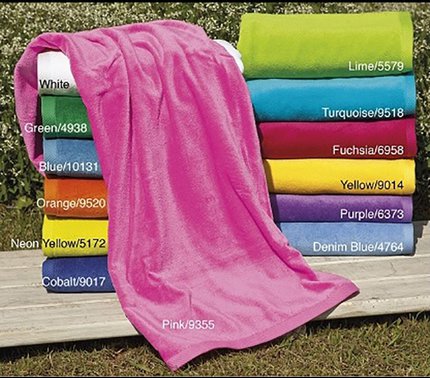 Terry Velour Beach Towels 