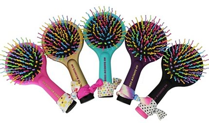 Rainbow Bristle Hair Brush 