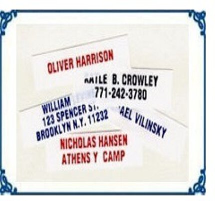  Printed Name Tapes 