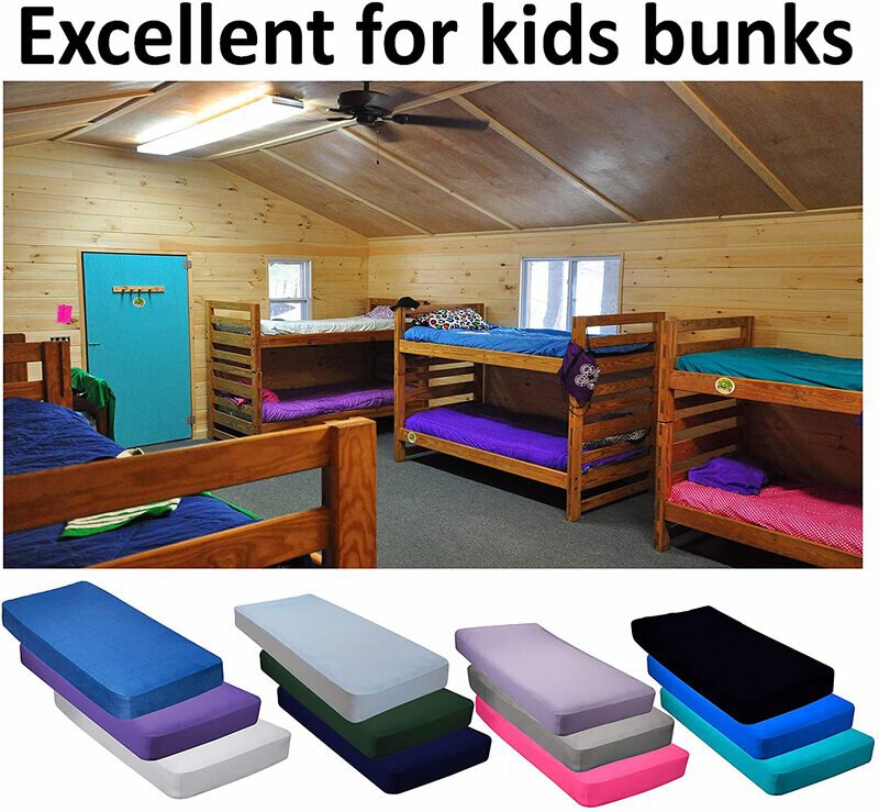 Jersey Knit 3 Piece Twin Size Sheets, What Size Sheets For Bunk Beds