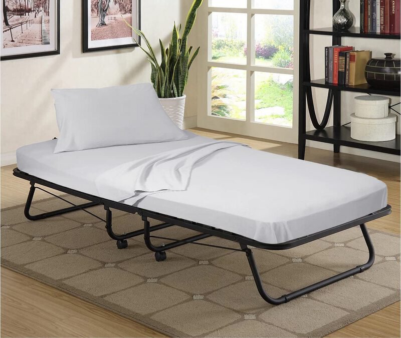Gilbin 100% Cotton Jersey Knit Fitted Cot Sheet – 30x75, Camp Cot Mattress, Machine Washable