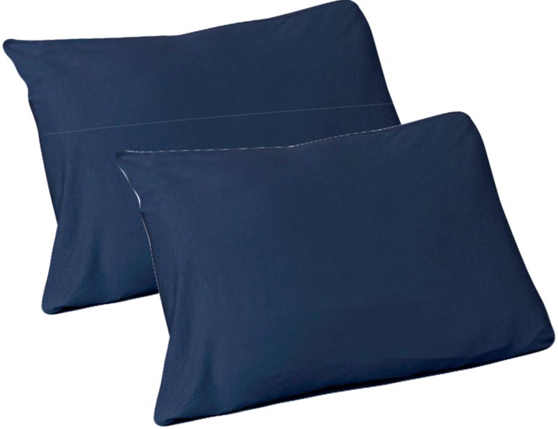 Jersey Knit Pillow Cases/2Pc./Navy ITEM JK2PN