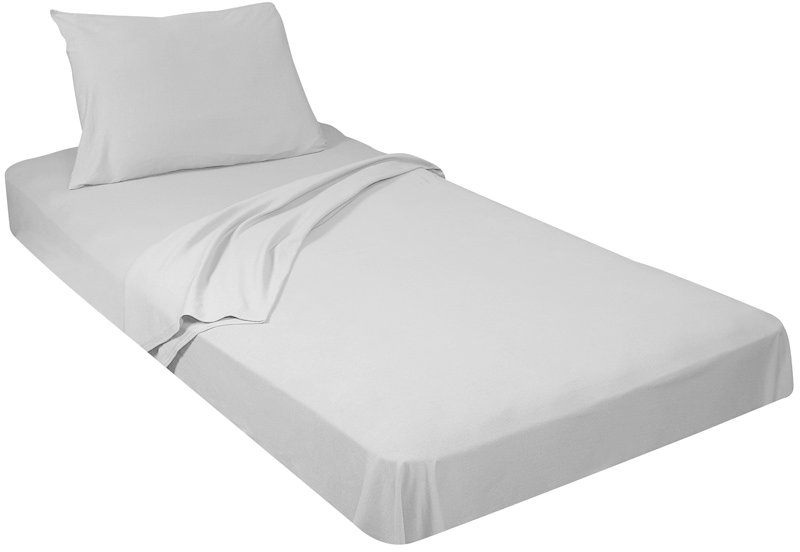grey cot sheets