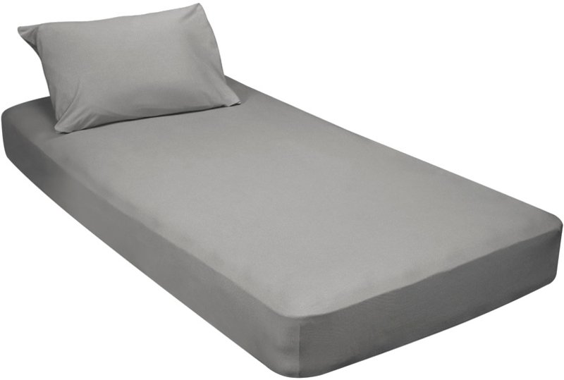grey cot bed sheets