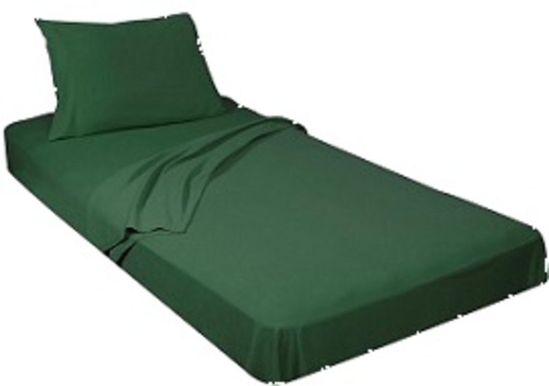 dark green twin sheets