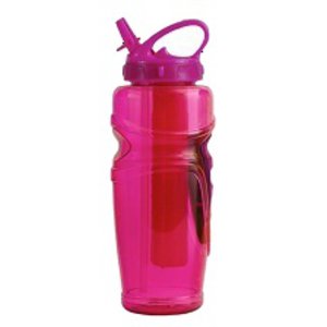 O2COOL Breezy Sip Water Bottle With Removeable Handheld Battery Powered  Fan(Pink)