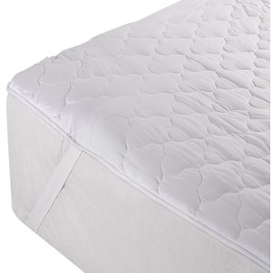 Zips around the mattress 100% Cotton Fleetwood Mattress Cover Cot Size 30 x 75 